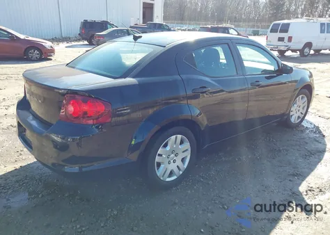 2012 Dodge Avenger Se from USA, damaged, VIN 1C3CDZAB0CN122682
